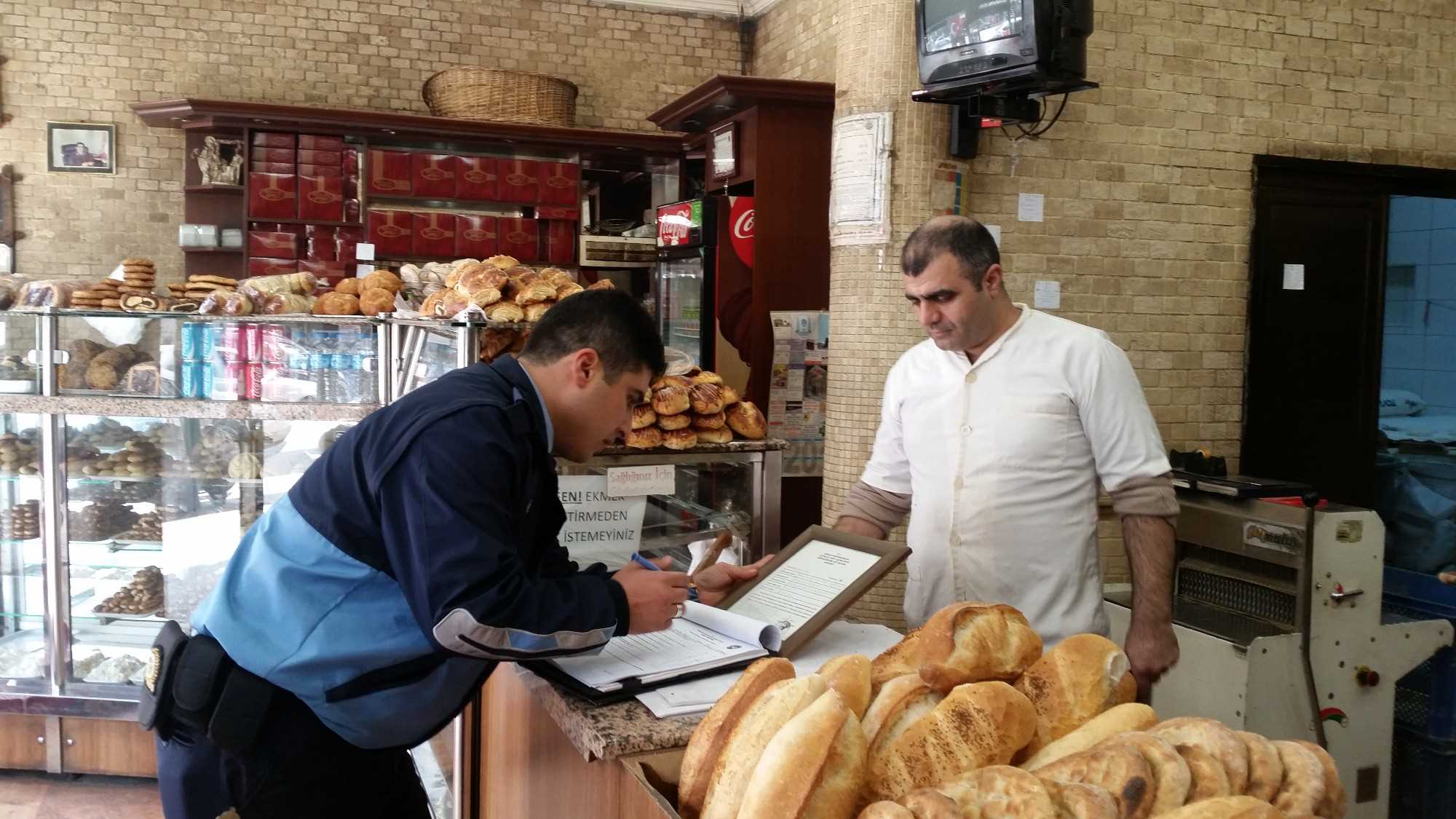 Zabıtadan Fırın Denetimleri