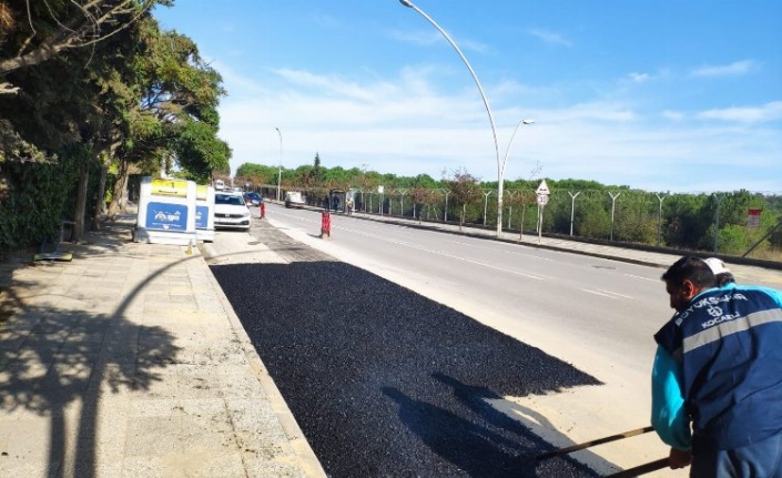 Kocaeli Gebze'de üstyapı çalışmaları başladı 