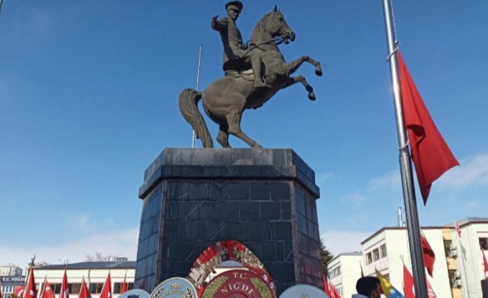 Atatürk'ün Niğde'ye gelişinin 88. yıldönümü kutlandı