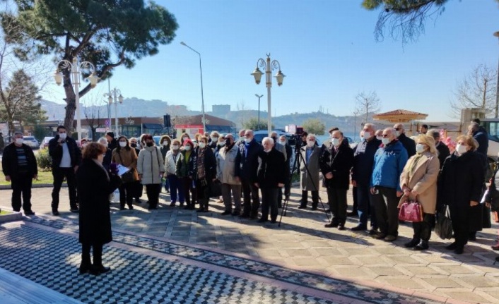 Bursa Gemlik'te ADD üyeleri suç duyurusunda bulundu