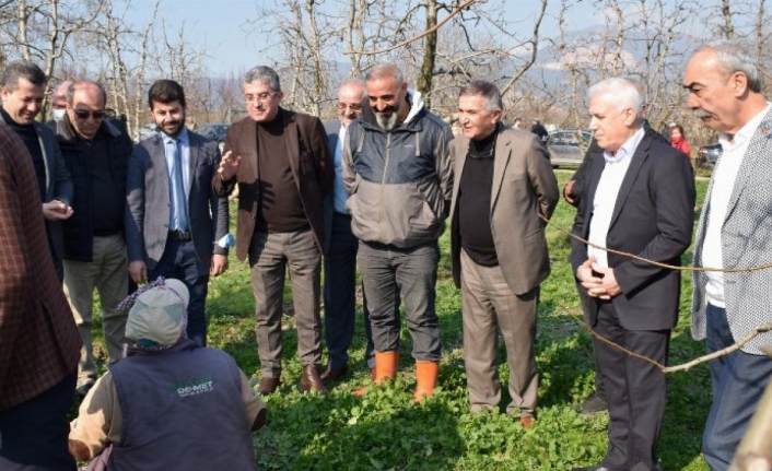 CHP'li Günaydın Bursa Gürsu'da üreticinin sesi oldu