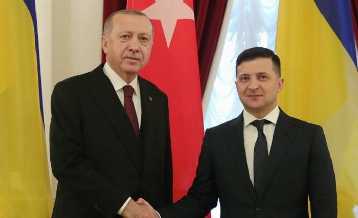 Cumhurbaşkanı Erdoğan Zelenskiy ile telefonda görüştü