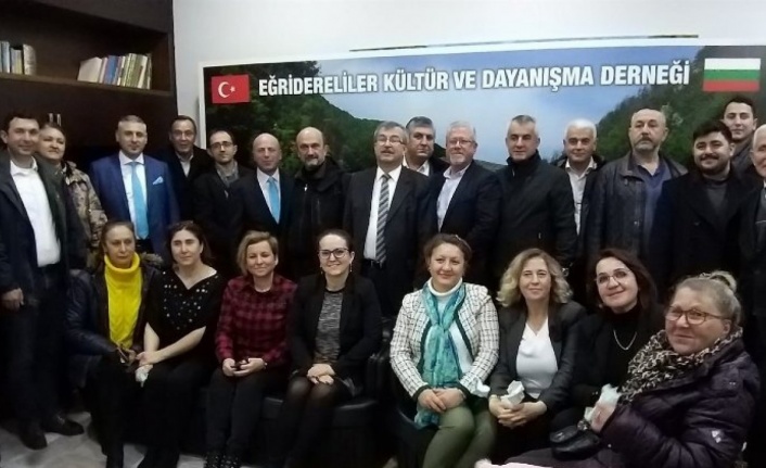 Emin Balkan’dan Eğridereliler Kültür ve Dayanışma Derneği’ne ziyaret