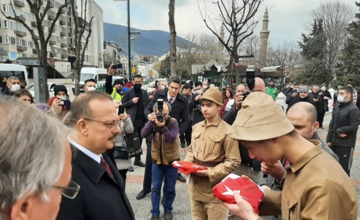 Bursa'da 'Saygı Alayı' ile gururlandıran anma