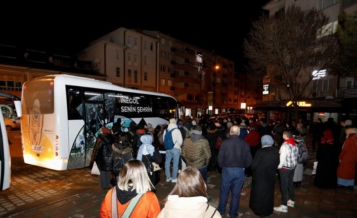 Bursa İnegöl'den Çanakkale Kafilesi uğurlandı  