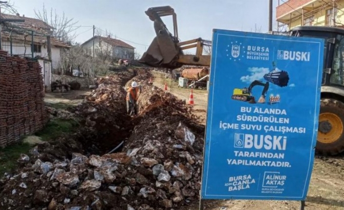 Bursa Orhaneli kırsalının altyapısına neşter