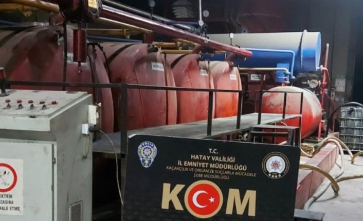 Hatay'da 97 bin 238 litre karışımlı akaryakıt ele geçirildi