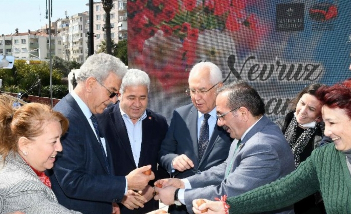 İzmir  Karabağlar'da nevruz coşkusu