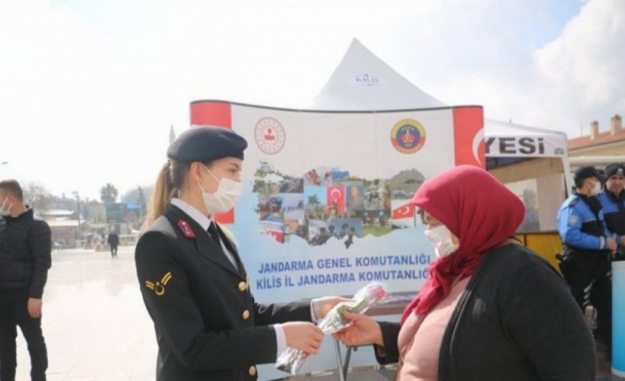 Kilis'te Jandarmadan 8 Mart etkinliği