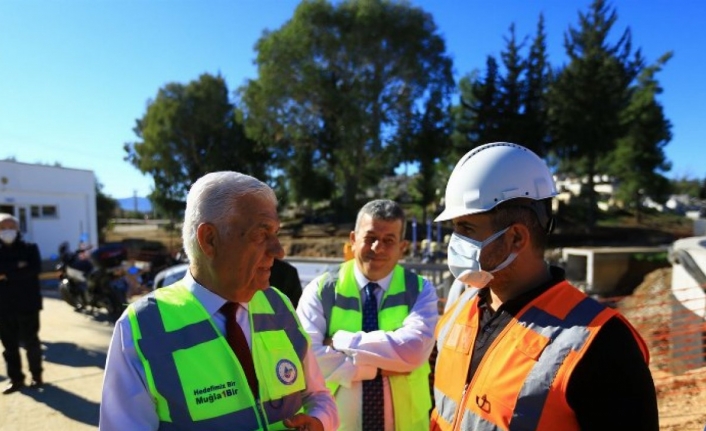 Muğla Gümbet ve Gümüşlük Arıtma Tesislerinin yapımı hızla ilerliyor