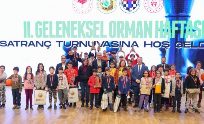 Orman'dan geleneksel satranç turnuvası sonuçlandı