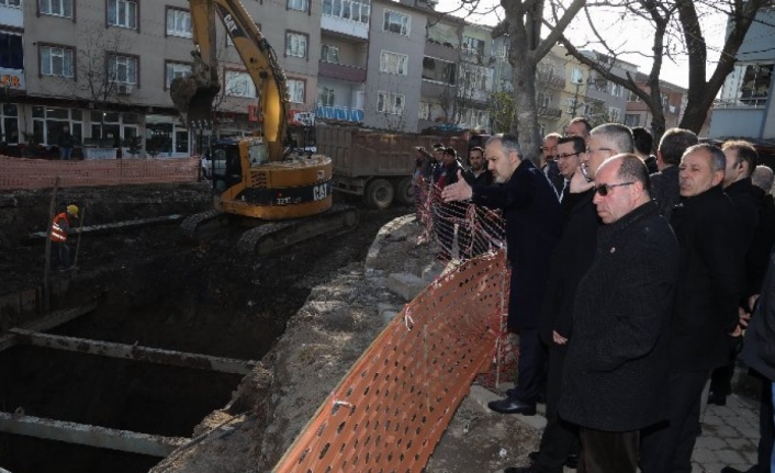 Bursa'da Mustafakemalpaşa’nın altyapısı güçleniyor