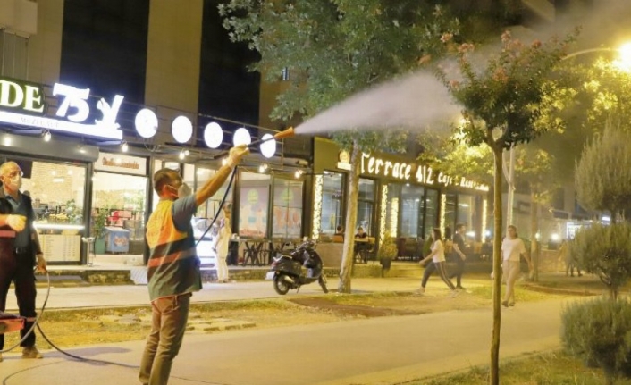 Diyarbakır'da 'yeşil' için gece mesaisi