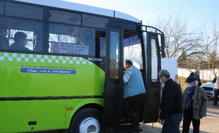 Kocaeli'de kırsalda toplu ulaşım hattı 85’e ulaştı