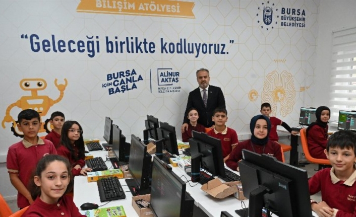 Bursa'da 'Bilişim Atölyeleri'ne devam