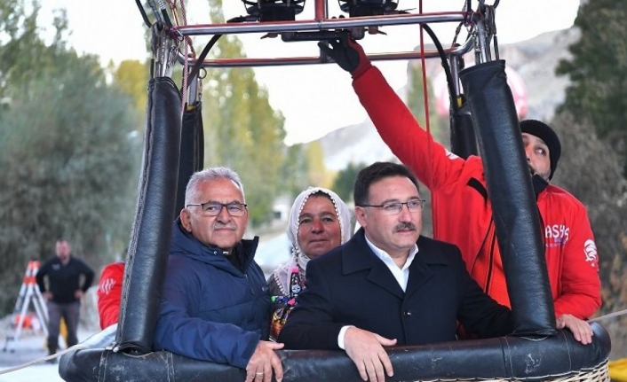 Kayseri protokolü 'uçuş'a geçti