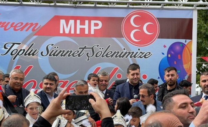 "Kirvem MHP” sünnet şöleni Kayseri Develi'de yapıldı