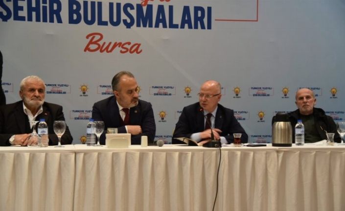 AK Parti Bursa'da kuruluşuna hizmet verenlerle buluşuyor