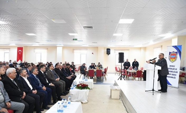 Kayseri Develi'de şoför esnafının derdi çözüldü