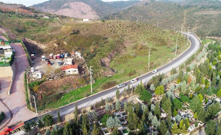 Körfez İlimtepe yolu asfaltlandı