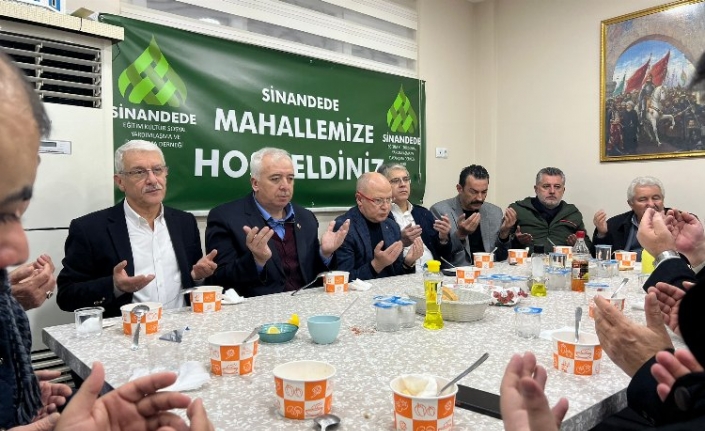 AK Partililer Bursa'da Sinandede sakinleriyle buluştu