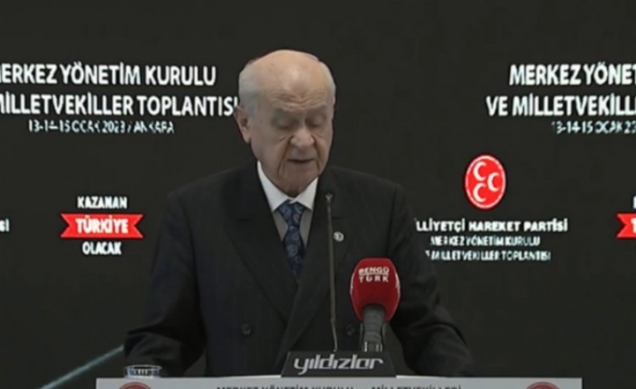 Seçim startını veren Bahçeli: Milim de olsa taviz vermeyiz