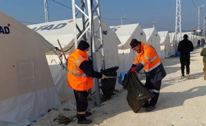 Gebze ekipleri Defne'de çalışmalarını sürdürüyor