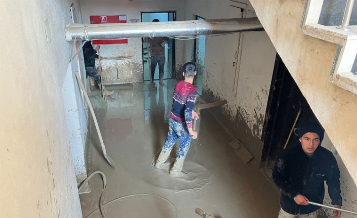 Adıyaman’daki polis lojmanları temizleniyor