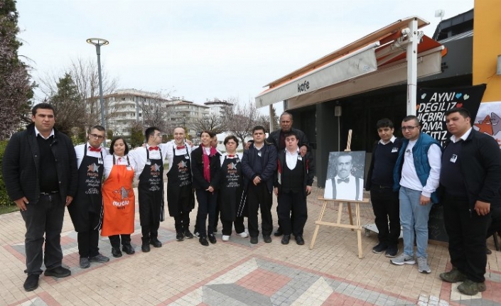 Down sendromlu Caner Gaziantep'de anıldı