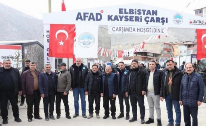 Elbistan Kayseri Çarşısı'nda Büyükkılıç turu