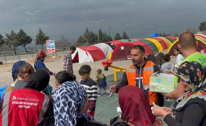 İzmit'in Kahramanmaraş'taki 'çadırkent'inde yaşam başladı