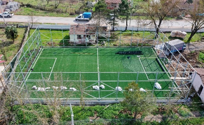 Kocaeli köylere futbol sahası kazandırıyor