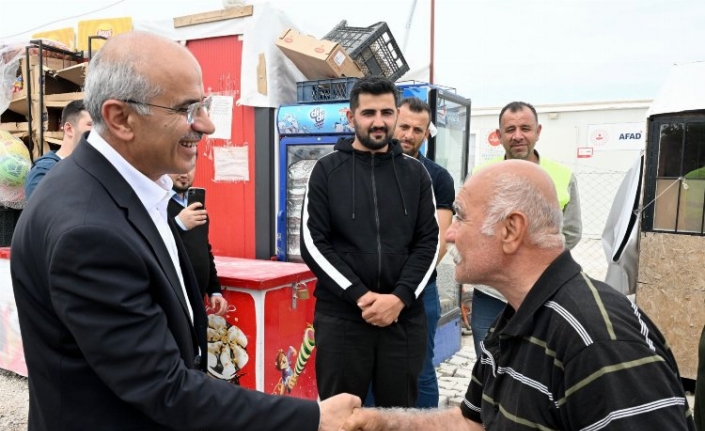 Başkan Er'den İkizce Konteyner Kent'e ziyaret