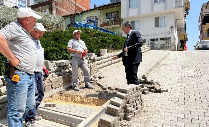 Bursa Gemlik'te ulaşıma merdiven kolaylığı