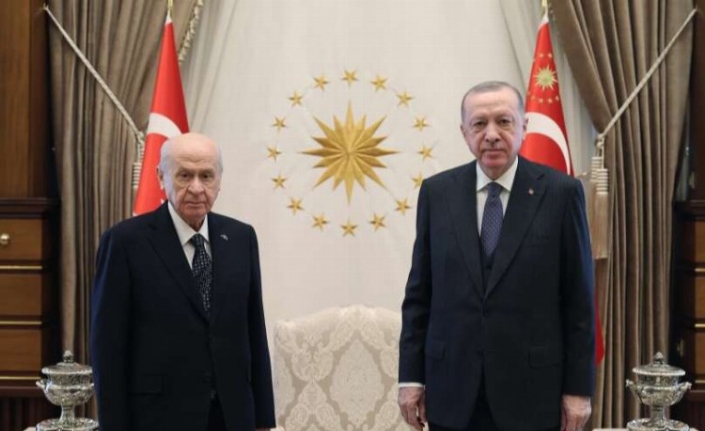 Erdoğan Bahçeli ile buluştu