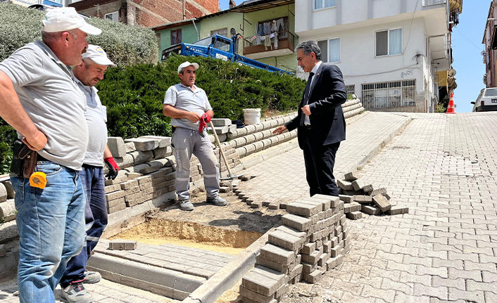 Eski İtfaiye Bayırı’na merdiven kolaylığı