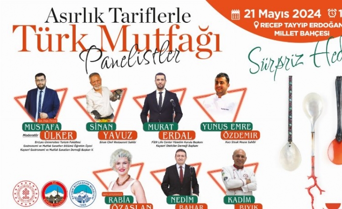 Kayseri'de ‘Asırlık Tariflerle Türk Mutfağı’ Paneli