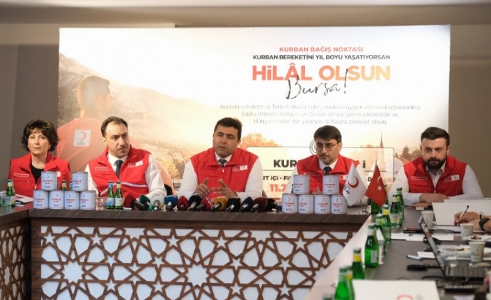 Kızılay Bursa'da kampanya detaylarını açıkladı