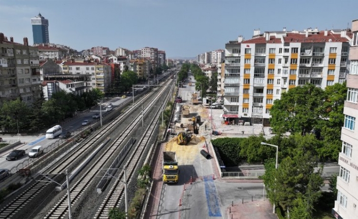 KOSKİ'den Banliyö Hattı güzergahında deplase çalışmaları