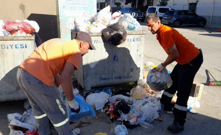 Bursa Gemlik'te temizlik seferberliğine devam