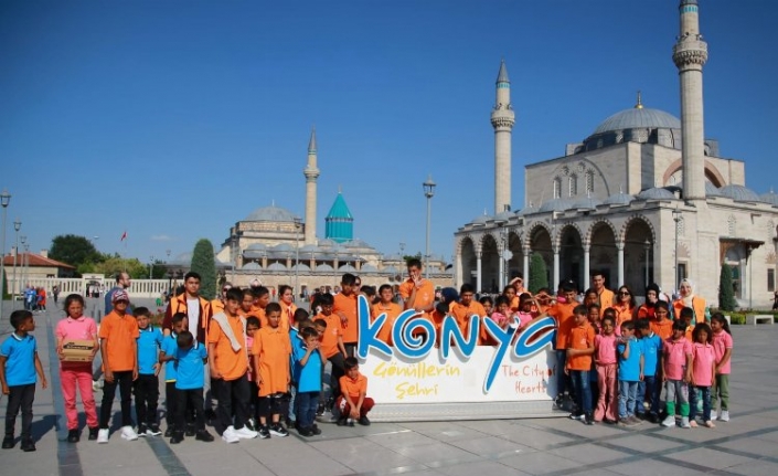 Konya'da mevsimlik tarım işçilerinin çocuklarına özel etkinlik