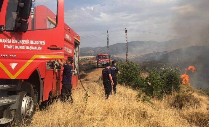 Manisa Turgutlu'daki yangın kontrol altında