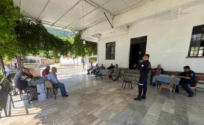 Muğla'nın kırsal mahallelerine yangın eğitimi