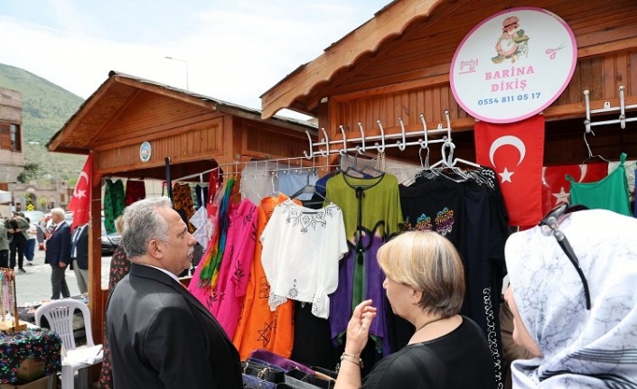 Talas'taki bu pazarda maharetler sergilenecek