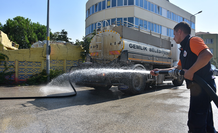 Gemlik'te dört koldan temizlik