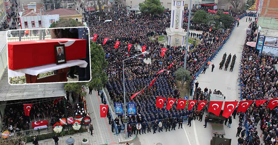 Gemlik Şehidini Uğurladı