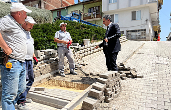 Eski İtfaiye Bayırı’na merdiven kolaylığı