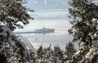 Gemlik'ten Kar Manzaraları