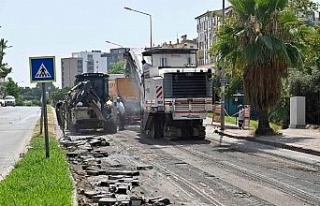 Antalya Muratpaşa'da sıfır asfalt