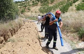 Manisa Salihli'de kesintisiz içme suyu hattı...